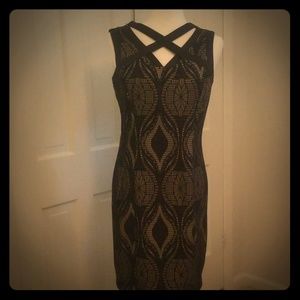 Gorg Navy illusion dress NWT 8